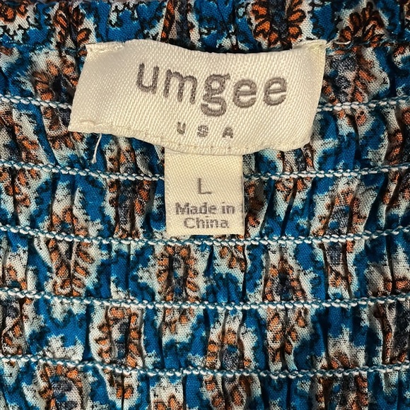 Blue Patterned Tank - Picture 5 of 5